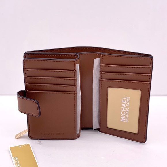 Michael Kors Jet Set Travel Medium Bifold Wallet Vanilla - Picture 4 of 15